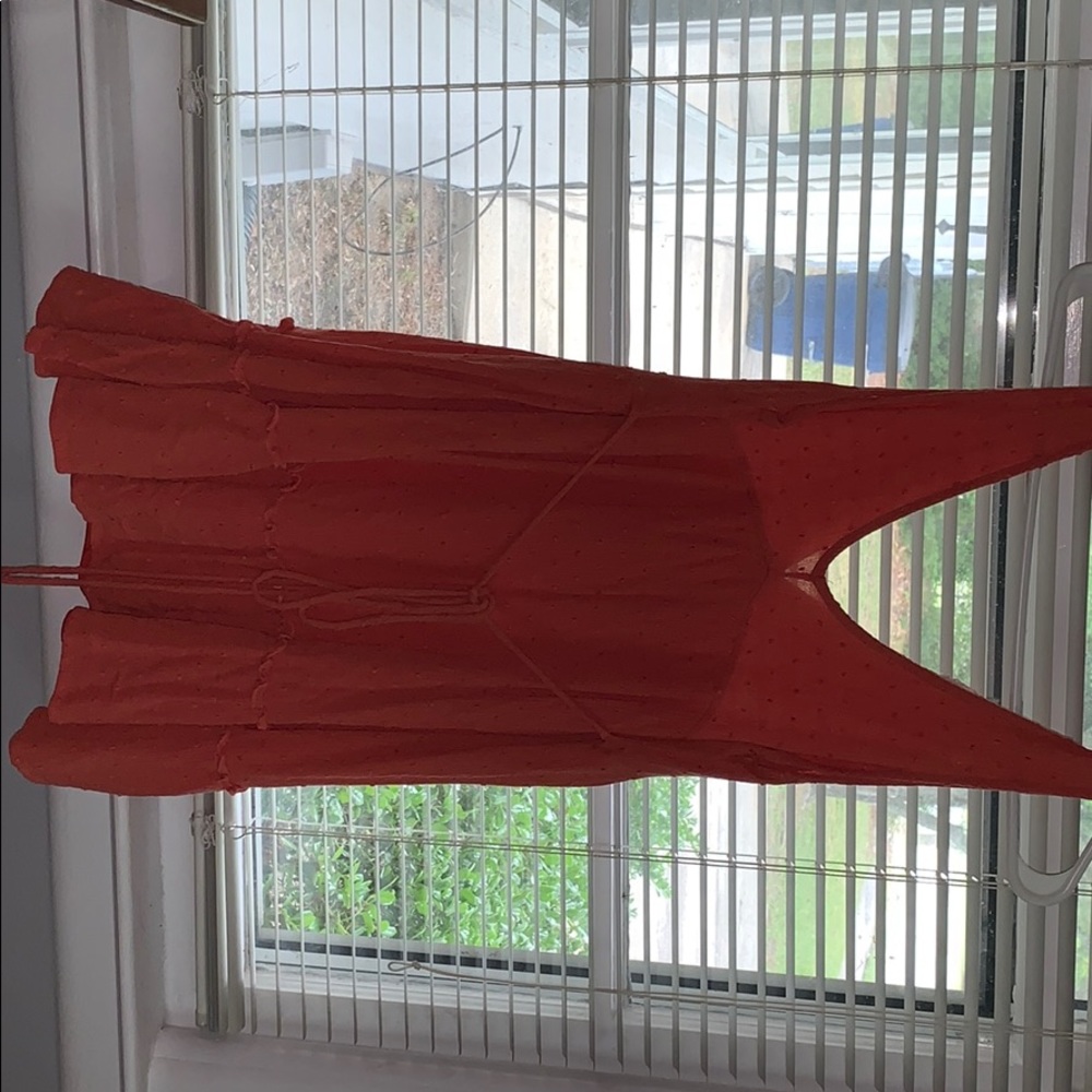 Orange dress